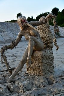 On the mud throne
