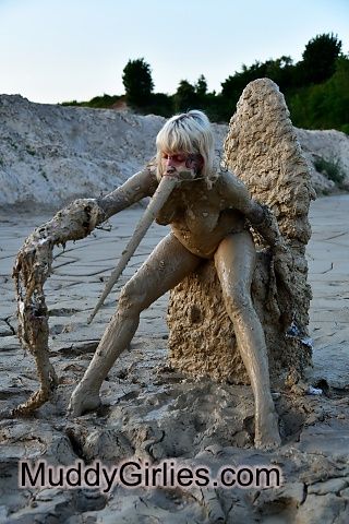On the mud throne